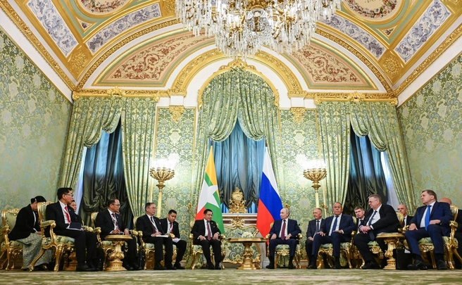 Россия и Мьянма договорились сообща бороться с санкциями | Источник: kremlin.ru