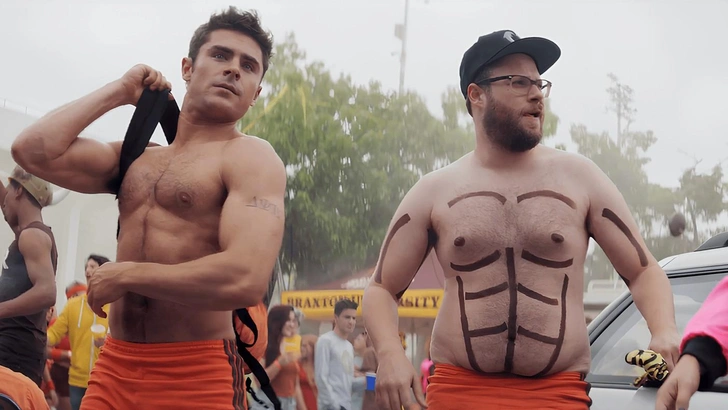 Почему женщинам нравятся мужчины с животиками | Источник: Кадр из фильма «Соседи. На тропе войны 2», 2016 г.