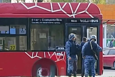 Фото Росгвардии у автобуса в Перми: что случилось