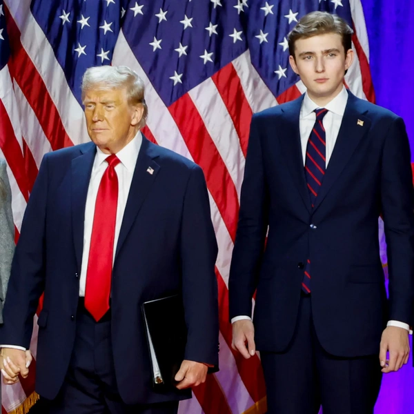 Дональд Трамп с сыном | Источник: соцсети