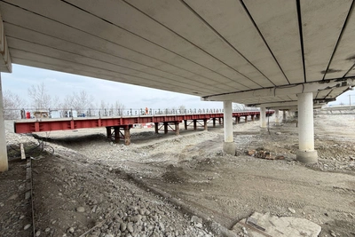 Ремонт моста через Урух на трассе «Кавказ»