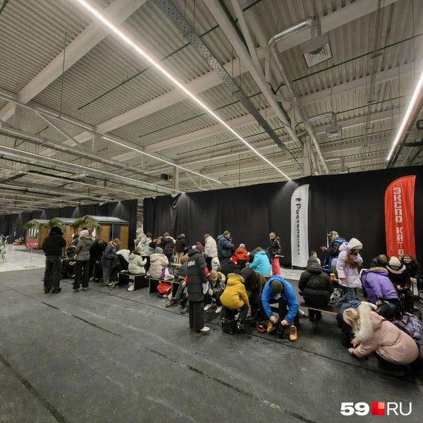 Раздевалки и прокат коньков открыли в самом «Пермь Экспо» | Источник: Василина Любимова / 59.RU