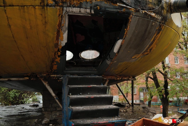 Конструкцию уже демонтируют | Источник: Дарья Паращенко / 93.RU