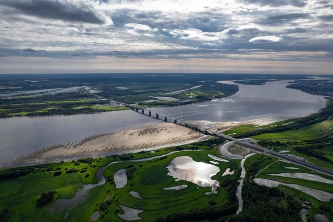 Общая протяженность моста составляет 1,76 километра | Источник: «Мостострой-11»