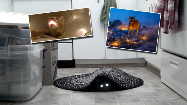 Зловещие и угрожающие фотографии безобидных животных