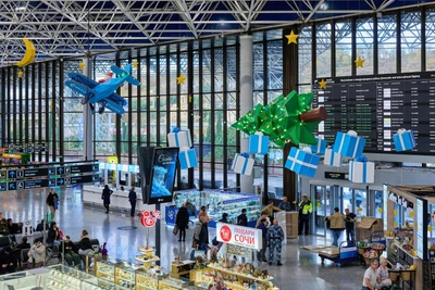 Сочинский аэропорт готовится к 417 тысячам пассажиров на Новый год