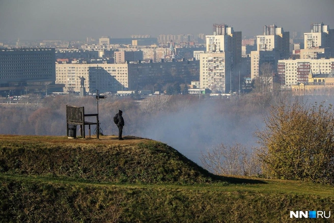 Вид из парка 800-летия Нижнего | Источник: Наталья Бурухина / NN.RU