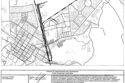 Участок трамвайной линии «Славянка» планируют до Детскосельского