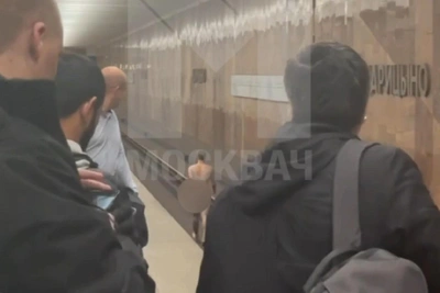 В Москве арестовали голого пассажира метро