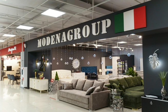 В центре мебели «DOM» представлены такие популярные магазины, как Berkano, MODENAGROUP, кухни «Мария», ORMATEK, «DOLCE VITA» и многие другие | Источник: центр мебели «DOM»