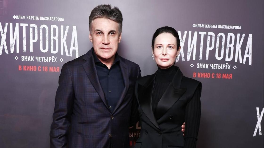 В норковой шубе до пят и темных очках: Ольга Погодина на видео с похорон мужа