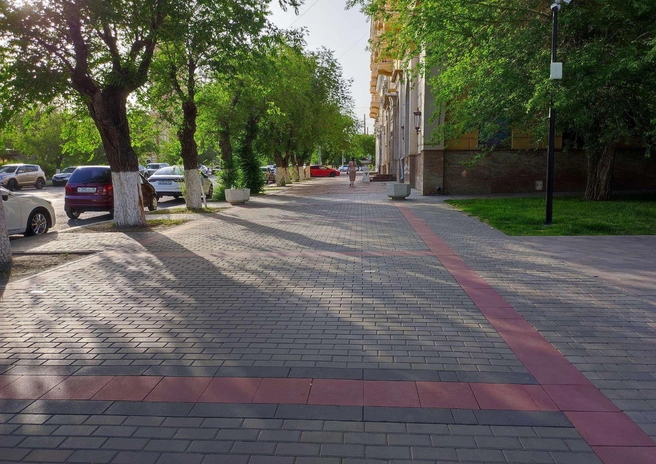 Плитку предполагается выложить так же, как и на Володарского | Источник: Центр компетенций «Вяз»