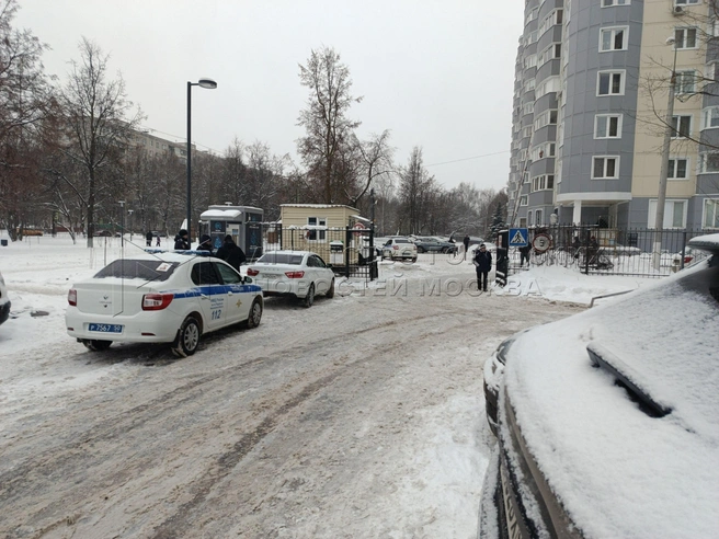 На месте работает полиция | Источник: Агентство «Москва» / T.me