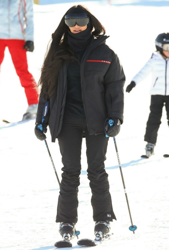 Ким Кардашьян в Аспене, 1 января
