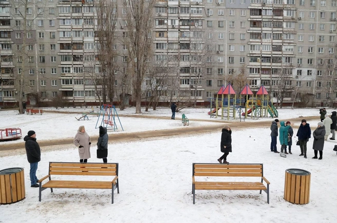Жильцы подключились к проектам, которые помогут преобразить двор  | Источник: пресс-служба администрации Нижнего Новгорода