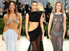 Вау-талия Черетти и сексуальная мрачность Мосс: все голые платья Met Gala-2026