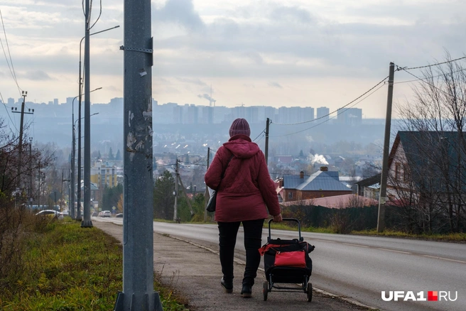 Эта дама только отправляется за покупками | Источник: Булат Салихов / UFA1.RU