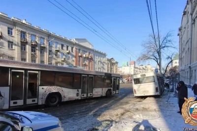 Bus accident in central Rostov-on-Don: driver failed to brake