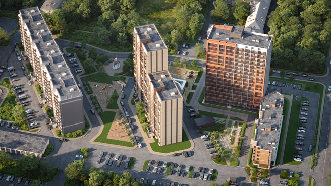 Финальный дом проекта ЖК «Виват! Знаменский» сдадут в 2026 году | Источник: ГК «Виват! Девелопмент»