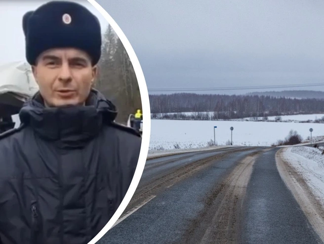 Авария с участием микроавтобуса и грузового автомобиля в Ярославской области | Источник: Госавтоинспекция Ярославской области / Telegram