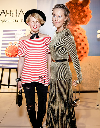 Ксения Собчак и Полина Киценко | Источник: Пресс-служба Podium Market