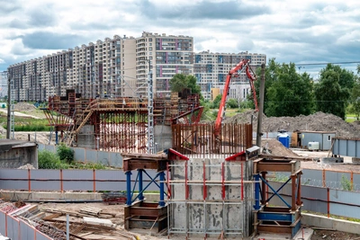 Развязку на Порховской улице строят в Петербурге