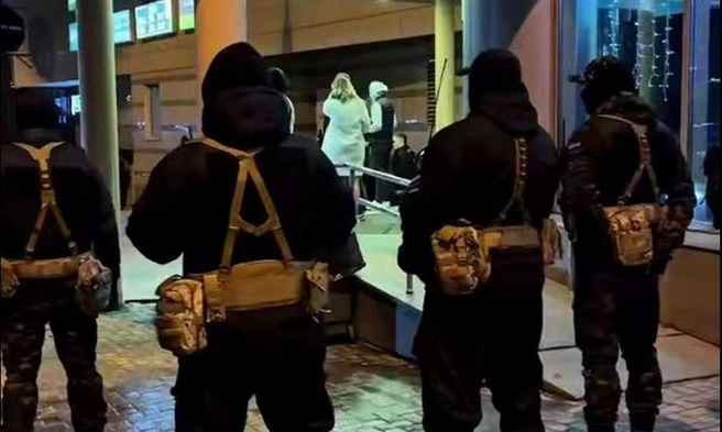 Дружинников часто видят патрулирующими центр города | Источник: «Русская община»