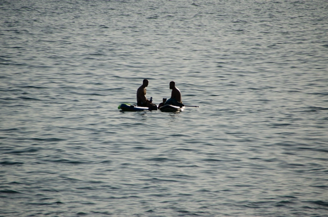 Отличный вариант уединиться с кружкой пива и душевно поговорить  | Источник: Оксана Витязь / SOCHI1.RU