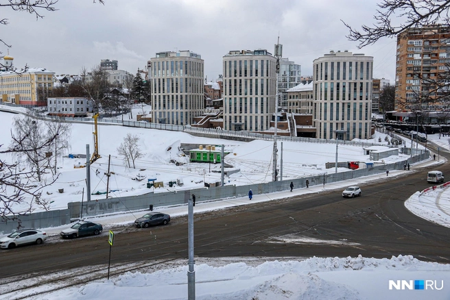 Это будет первый террасный парк в городе | Источник: Наталья Бурухина / NN.RU