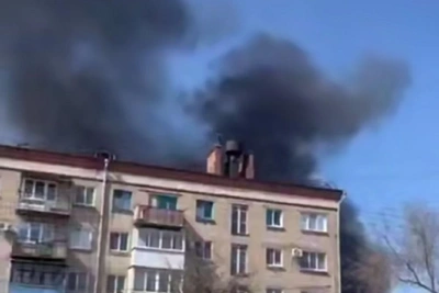 В Волгограде видны столбы дыма в трех районах