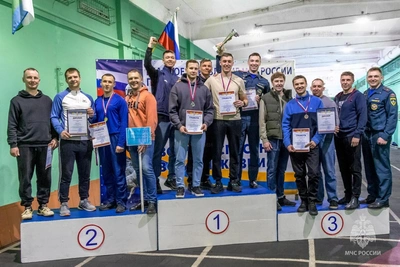 Определены победители зимнего чемпионата пожарных-спасателей