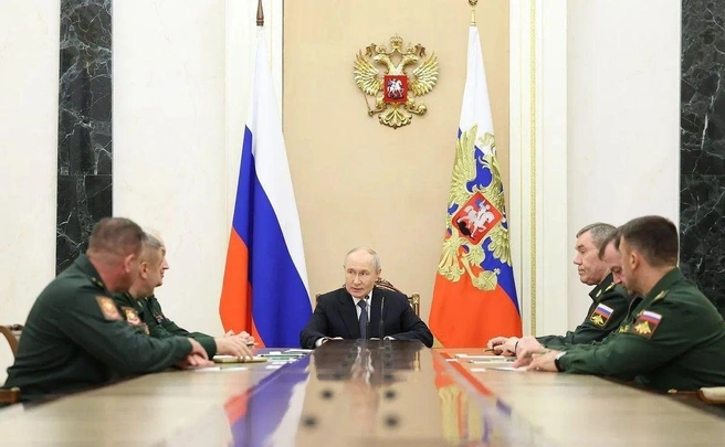 Ранее Денис Лямин возглавлял штаб Центрального военного округа | Источник: Kremlin.ru