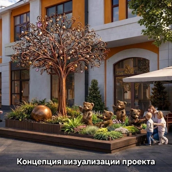 Предварительно, на улице Кирова появится скульптуры медвежат | Источник: Михаил Евраев / Max
