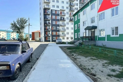 В Северобайкальске завершают благоустройство дворов