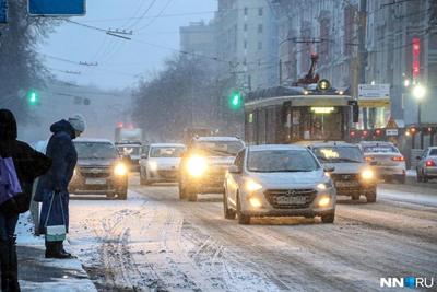 Nizhny Novgorod park area traffic partially blocked for tram repairs