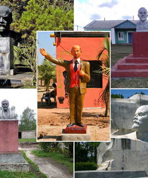 Сайт, на котором собрано почти 10 тысяч памятников Ленину со всего мира