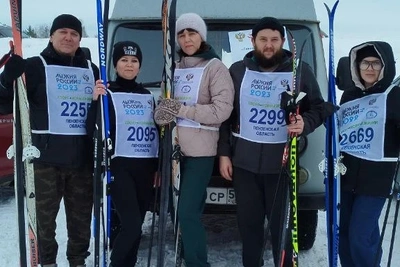 Лунинская РБ завоевала серебро на Всероссийской лыжне
