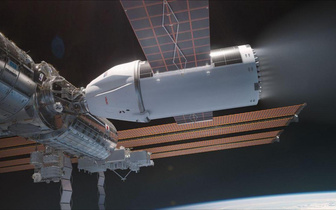 Компания SpaceX показала эскиз корабля, который сведет с орбиты МКС