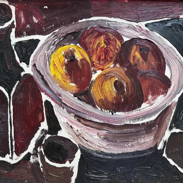 Евгений Чубаров Евгений. «Натюрморт». Картон, масло | Источник: Arts Square Gallery