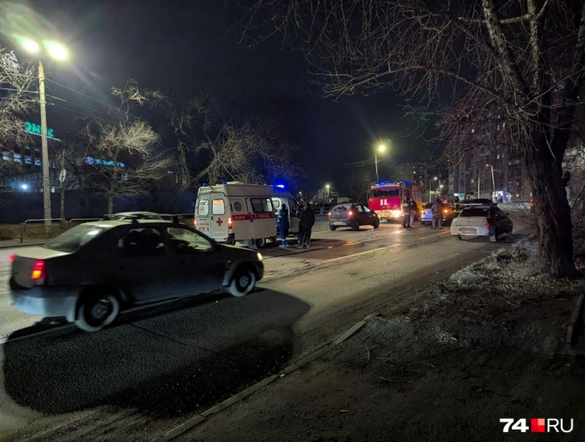 Авария произошла вечером в понедельник | Источник: читатель 74.RU