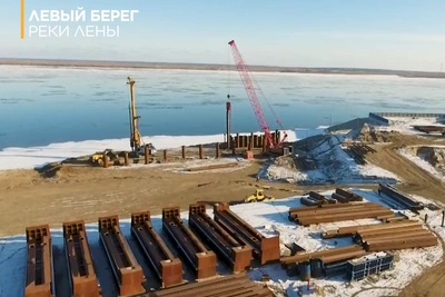 Путин лично контролирует строительство Ленского моста