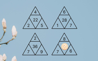 Центральные числа в треугольниках получаются по общей формуле: гений найдет пропущенное число за 10 секунд