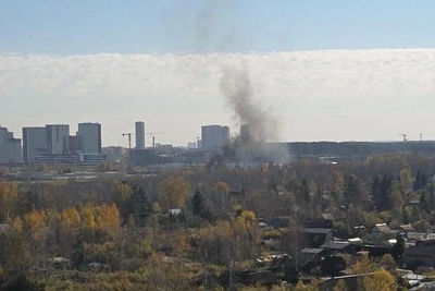 Жители ВИЗа услышали стрельбу и увидели черный дым