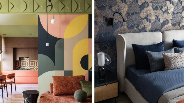 Интерьер недели: яркая эклектичная квартира 63 м² в Уфе для стоматолога