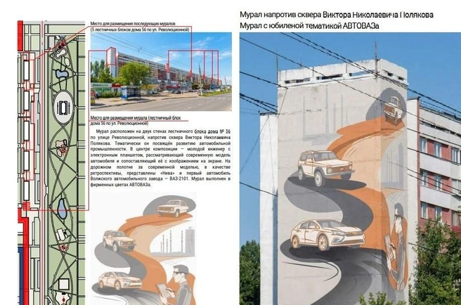 Так, возможно, будет выглядеть торец дома на Революционной | Источник: «Центр урбанистики ТГУ» / vk.com