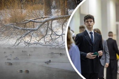 Студент вытащил мужчину из ледяной воды в парке Екатеринбурга