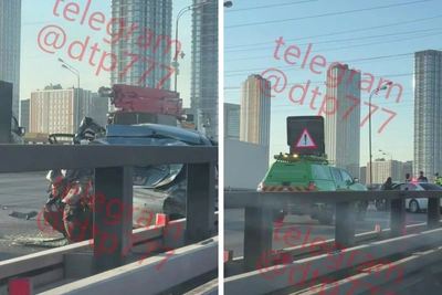 Массовое ДТП на МКАД вызвало пробку длиной 10 километров