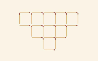 Советский тест на сообразительность: уберите 10 спичек, чтобы осталось только 4 квадрата