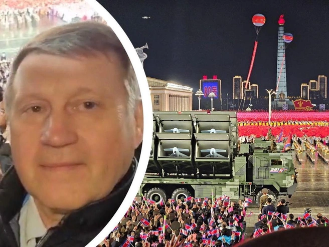 Парад в Пхеньяне стартовал в 21:30 | Источник: Из телеграм-канала Анатолия Локтя