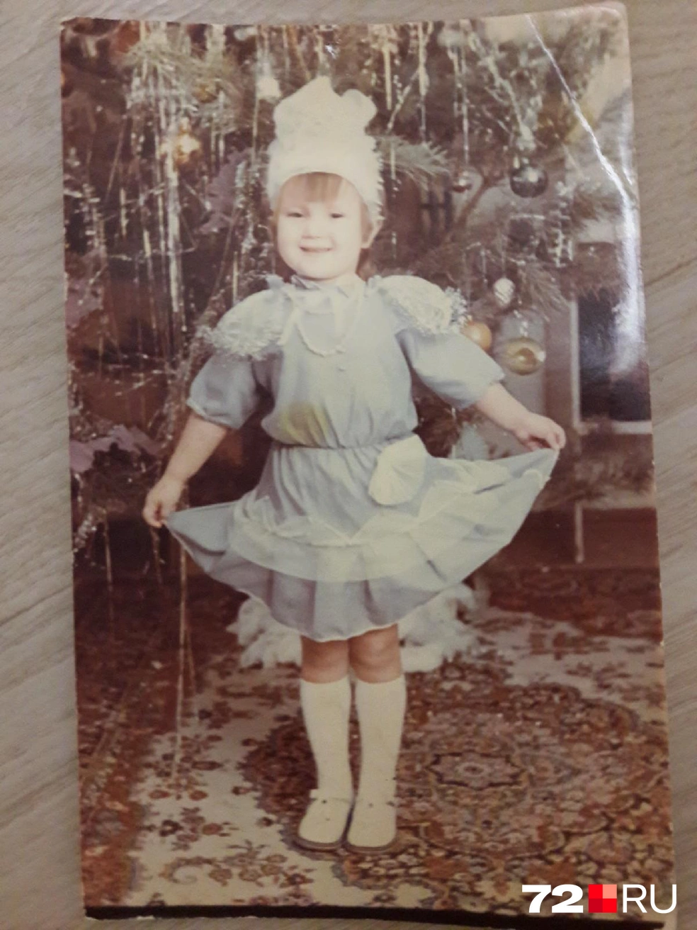 А это в образе… да, Снежинки, наша коллега Анастасия Жердина | Источник: 72.RU
